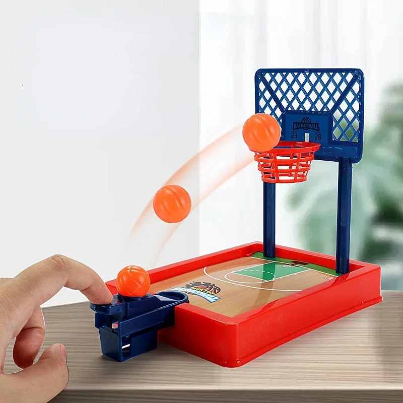 Mini máquina de basquete de tiro para crianças e adultos, mesa de mesa, jogos esportivos interativos, fácil de montar