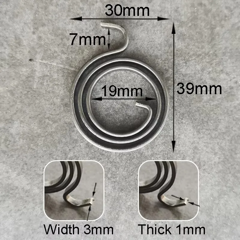 

Replacement Spring for Door knob Handle Lever Latch Internal Coil Repair spindle lock torsion spring flat section wire