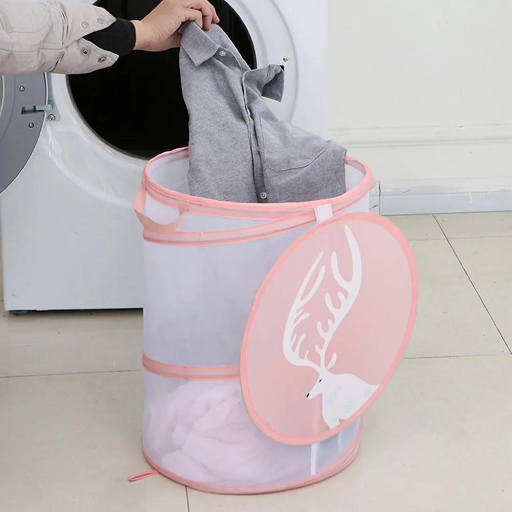 

Складная корзина для белья большой вместимости, компактная сумка-органайзер для одежды с ручками для спальни и ванной комнаты