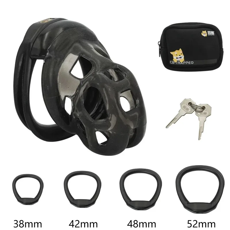 Soft Silicone Chastity Device Adjustable Cock Cage Lock for Men BDSM Discreet Fetish Training Adult Toy sextoy  chastity cage