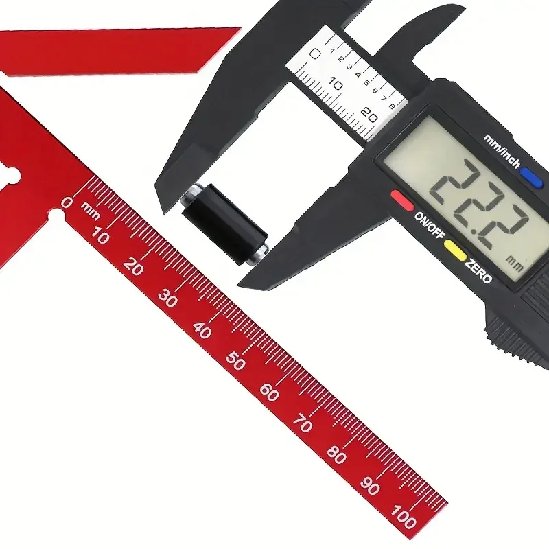Mittels ucher Aluminium legierung Schreiber Präzision Zimmermann Lineal Holz Mess markierung Schreiber Werkzeug Holz bearbeitungs quadrat