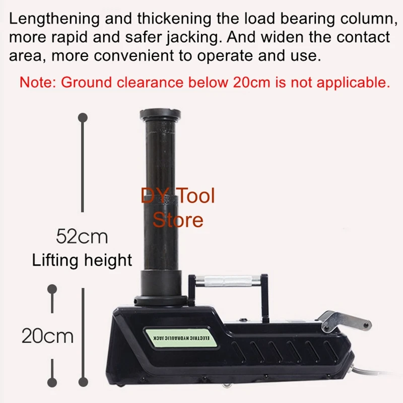 Motorhome electric hydraulic jack truck with its own saving tire change rescue tool 15 tons car top overhead machine