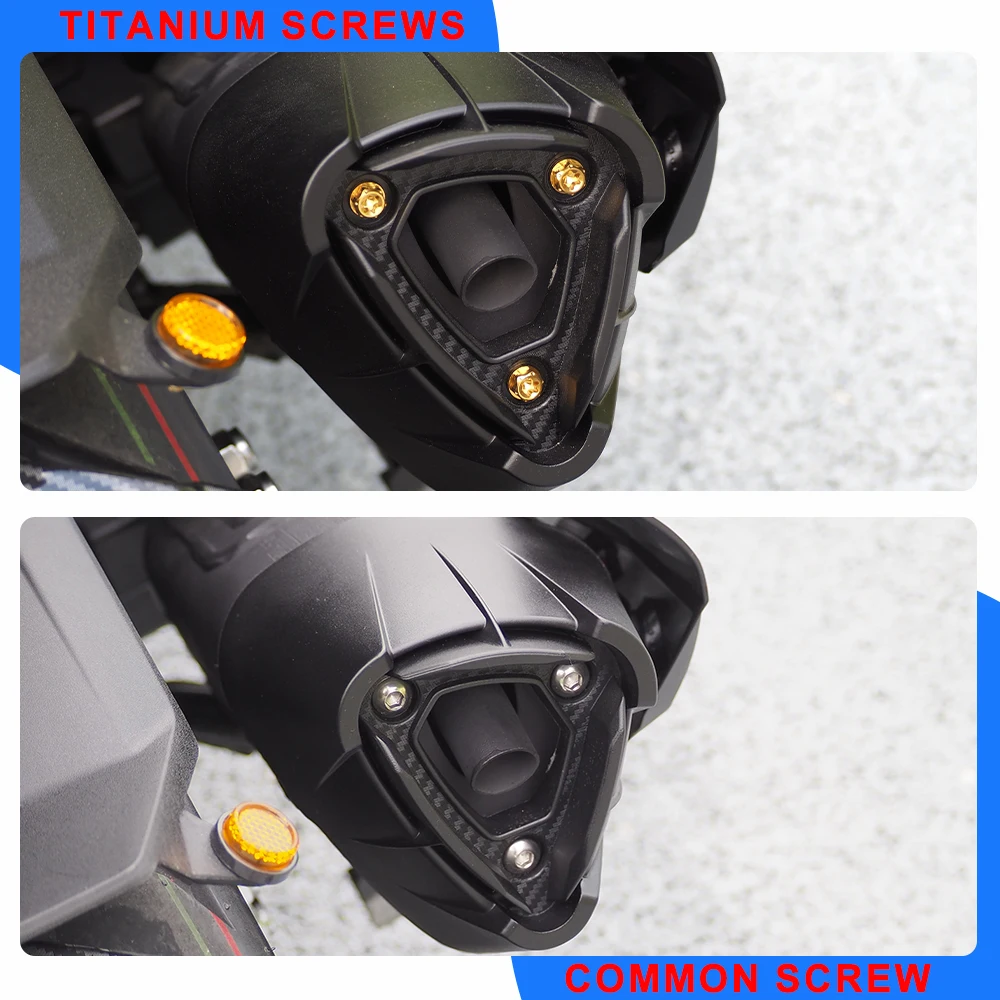 

M6*20MM Motorcycle Master Cylinder Bracket Titanium Alloy Screws, Exhaust Cover Screws, Titanium Alloy Heat Shield Modification