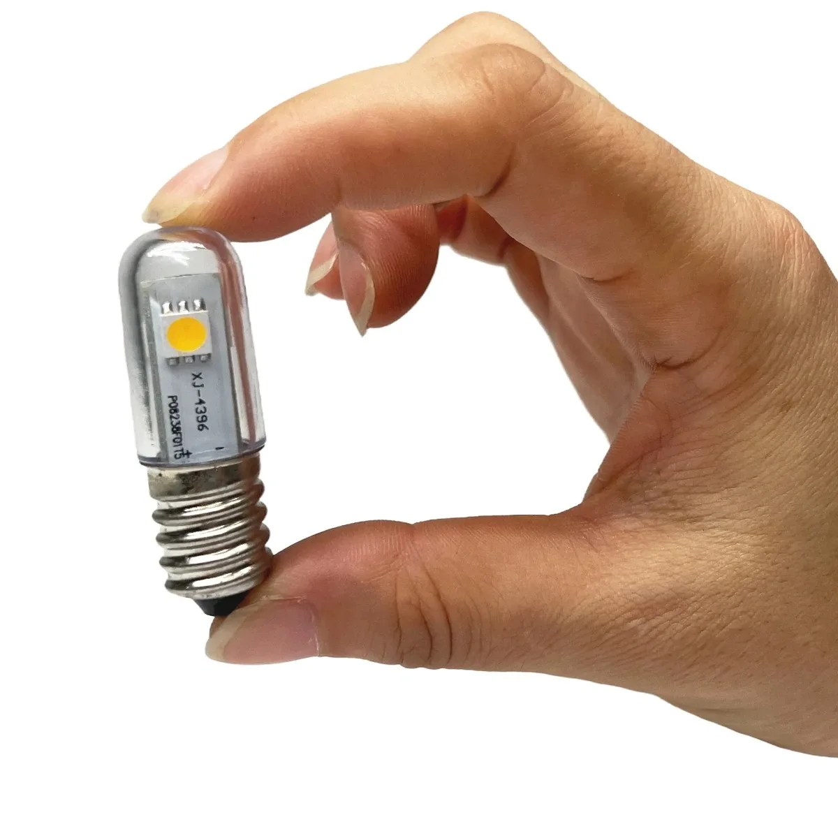 Energy Saving Mini Lâmpada de milho, LED Indicador, Luz decorativa da noite, Frigorífico Thumb Light, T15, E14, 1W, AC 220V, E12