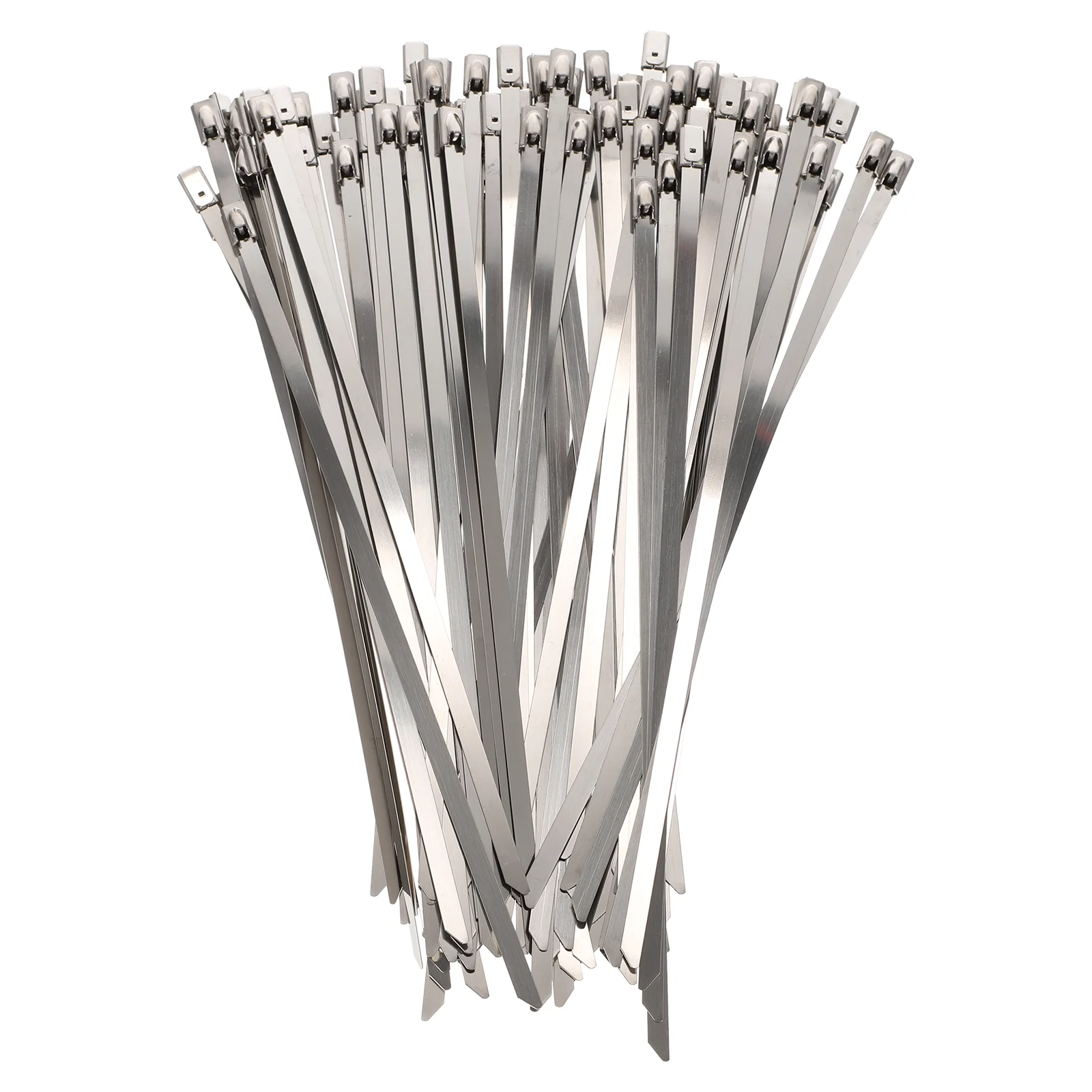 

100 Pcs Cable Wall Pass Through Stainless Steel Tie Holders for Cords Management Ties