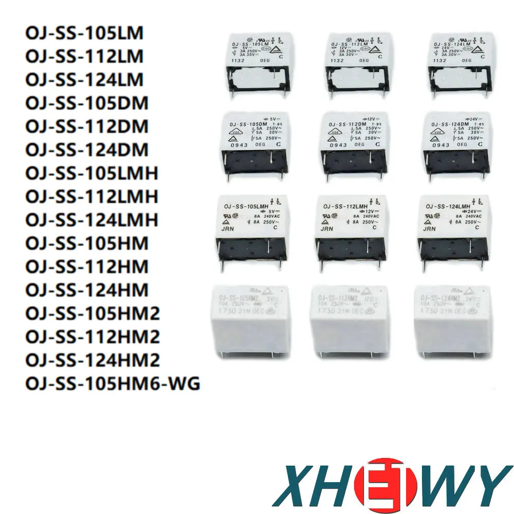 

OJ-SS-105 112 124LM DM LMH HM2 3A 5A 8A 10A relay OJ-SS-105LM OJ-SS-112DM OJ-SS-124LMH OJ-SS-105HM2 OJ-SS-105HM6-WG OJ-SS-124HM2