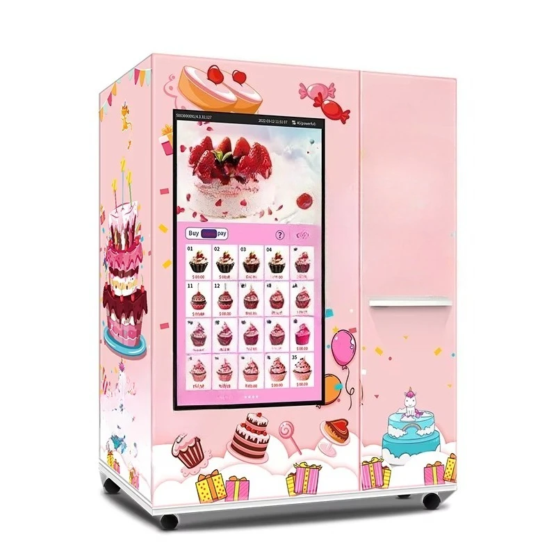 Refrigerated Cake Vending Machine for Sale Fresh Food Fruit Vending Machine With Elevator with Cooling System