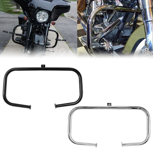 Motocykl 1-1/4 "32mm silnik autostrada Crash Guard Bar dla Harley Touring Road King przemieszczanie się po ulicy Electra Glide Ultra 2009-2018
