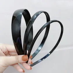 Black Fashion Wave Mens Women Unisex Plastic Resin Black Wavy Hair Head Hoop Band Sport Headband Hair Accessories Headdress