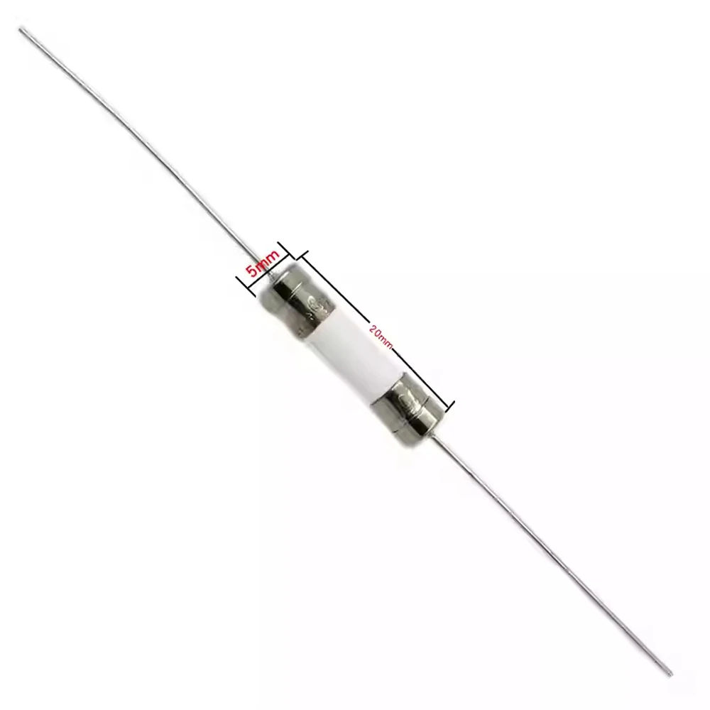 10 Stück 5x20 6x30mm Schnell- und Langsam-Auslösende Keramikrohr-Sicherungen mit Stiftanschluss 0,5A 1A 1,5A 2A 3A 3,15A 4A 5A 6A 8A 10A 12A 15A 20A 25A 30A – Detail 1