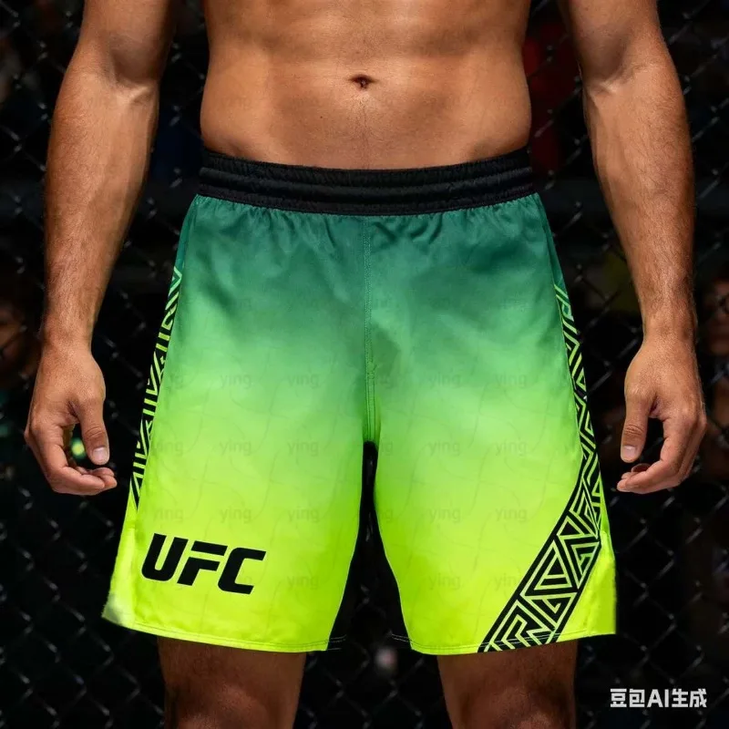 

New UFC MMA Heavyweight Fighting Shorts for Men and Women Boxing Training Quick-Drying Sports Wrestling Fighting Shorts