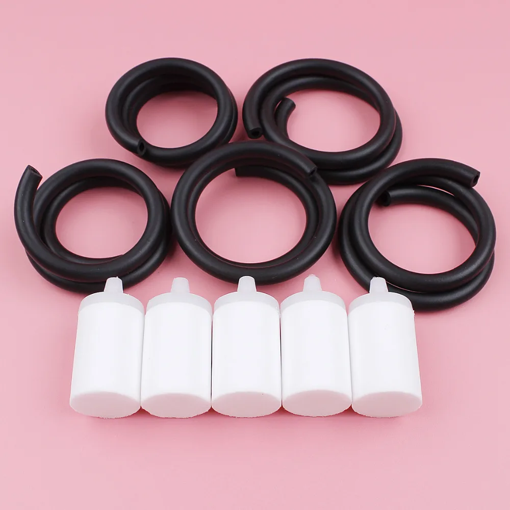 5 Set Fuel Filter Line Hose Kit For Husqvarna 61 66 261 268 362 365 371 372 XP 372XP Chainsaw Spare Parts