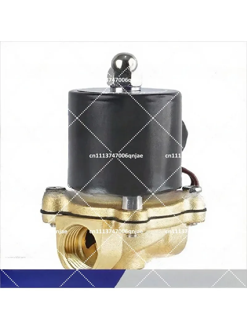 2W160 15 NC All-Copper Solenoid Valve AC220V DC24V 2/4/6 Ports 1 Inch 2 Inch