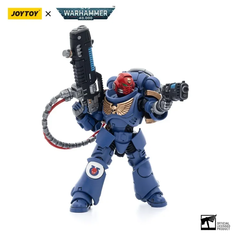 JOYTOY Warhammer 40k Actionfigur 1/18 Ultramarines Hellblasters Sergeant Ulaxes Bruder Paxor Anime Militärmodell Spielzeug Geschenke