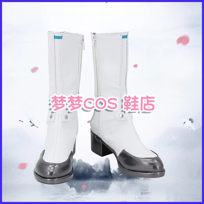 D.va Cosplay Shoes Game OW LE SSERAFIM collaborates with girl groups Boots Halloween Accessory Prop