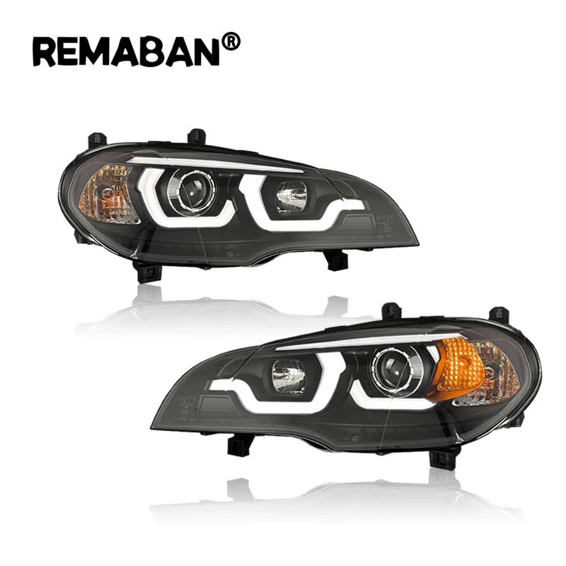 

LED Headlight Assembly For BMW X5 E70 Front Head Lamp 2007-2013 Year