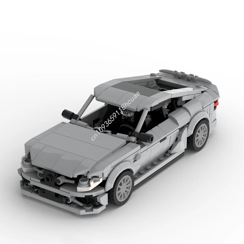 447 قطعة MOC Mercedesesed بنز CLS رمادي فاتح نموذج اللبنات العمارة تجميع هدايا عيد الميلاد فكرة لعبة التعليم الطوب #5