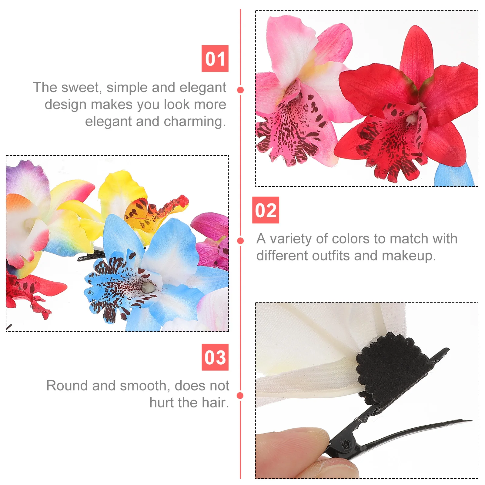 

10pcs Alloy Flower Barrettes Wedding Hairstyles Flower Hair Clip Bride Hair Clip Decor Bride Headdress Accessories