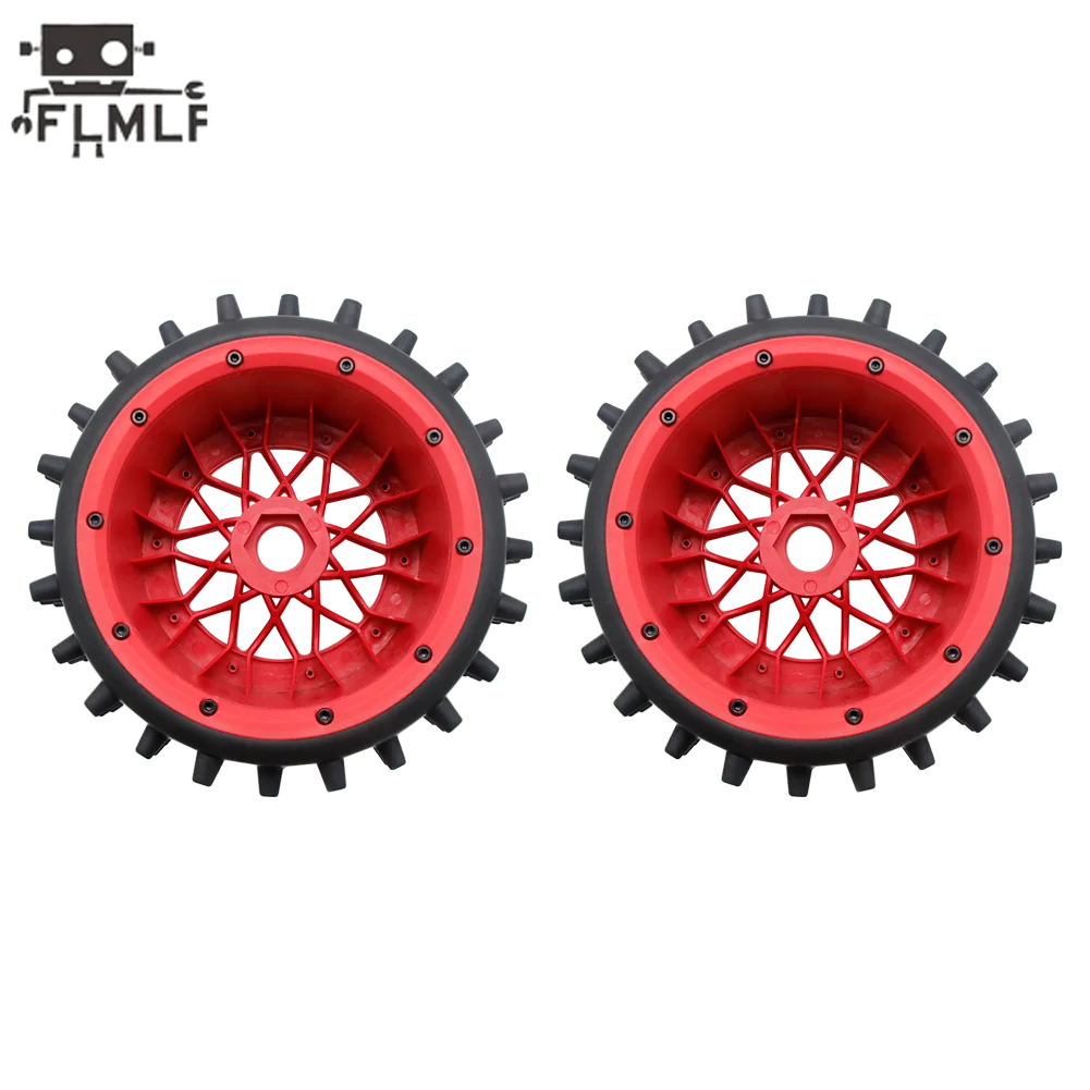 Super Sterke Grip Nail Band 185X85mm en Nylon Wielnaaf voor 1/5 Hpi Rovan Km Gtb Baja Losi 5tve-t RCMK LOST DBXL Buggy Onderdelen