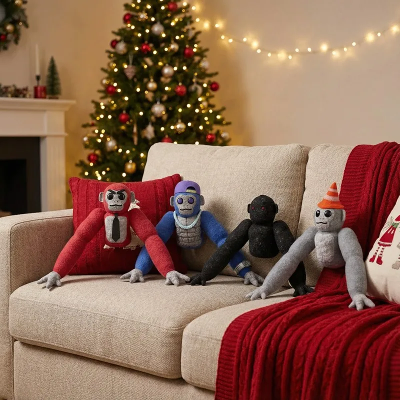 25cm Baboon juguetes de peluche periféricos de animé colección decoración de la habitación 2025 juguete chico regalos de cumpleaños Navidad nueva muñeca suave