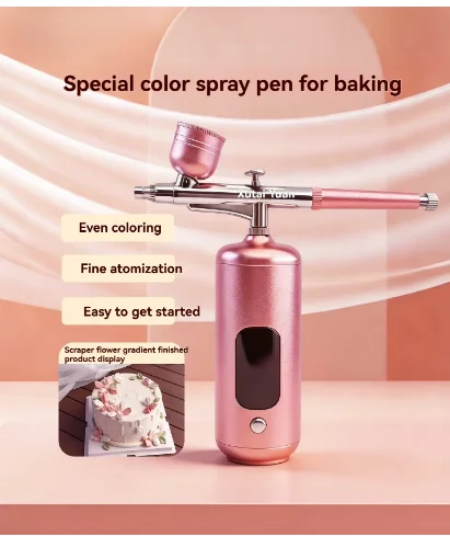 Sandblasting Gun Baking Mousse Chocolate Sandblasting Complementary Color Cake Airbrush Color Airbrush Sandblasting Machine