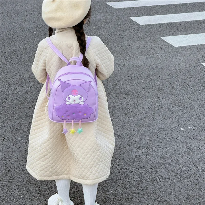 Sanurgente-Hello Kitty Foreign Princess Butter Sac à dos pour enfants, sac d'école de voyage pour bébé fille, accessoires de collation, nouveau