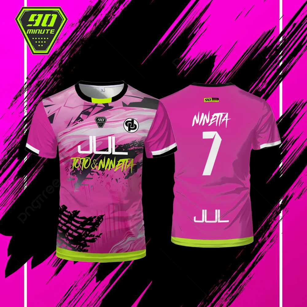 حار Maollot يوليو تي شيرت 90 دقيقة الرياضة تنفس جيرسي في الهواء الطلق التجفيف السريع قميص كرة القدم الرجال بلايز شراء