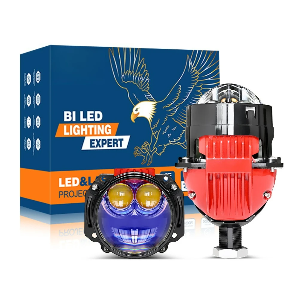 

2.5 inch lossless double lens double direct super bright laser headlight H4 H7 H11 common for cars and motorcycles