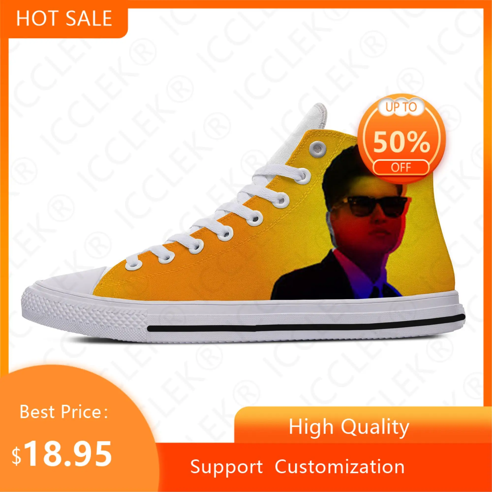 Hot Cool Fashion High Quality Summer Mens Womens Sneakers Casual Shoes Pop Rock Bruno Mars Classic Lightweight Board Shoe