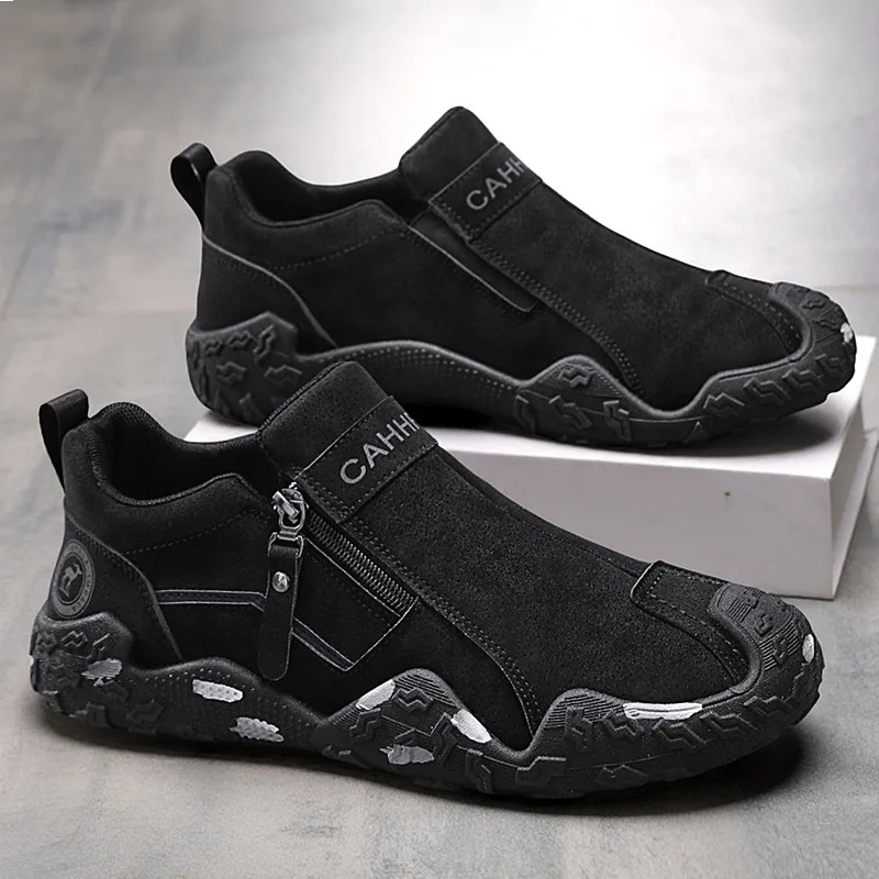 

Новые весенние мужские повседневные кроссовки, износостойкая спортивная обувь на толстой подошве, нескользящая, удобная, дышащая, модная, практичная