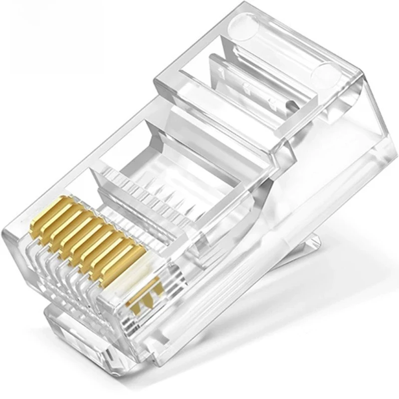 100-conectores-cat6-rj45-para-rede-conector-rj45-nao-blindado-conector-de-rede-com-cabeca-de-cristal-perfurada