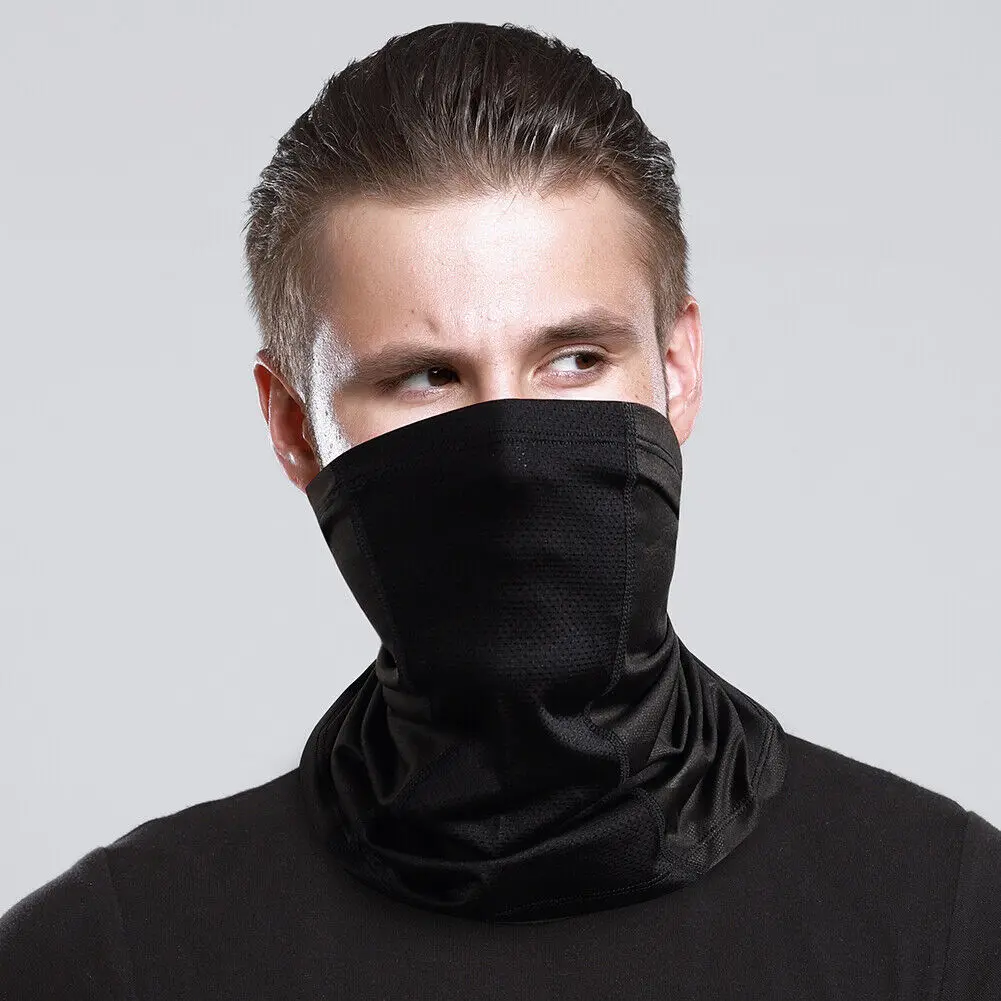 Ghetta per il collo Passamontagna Gator Maschera per il viso Protezione UV Bandane per il viso traspiranti Copri collo per uomo donna