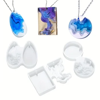 マリンスタイル島海の波シリコーンペンダント鋳型 DIY キーホルダージュエリー鋳造エポキシ樹脂金型ジュエリーメイキング用
