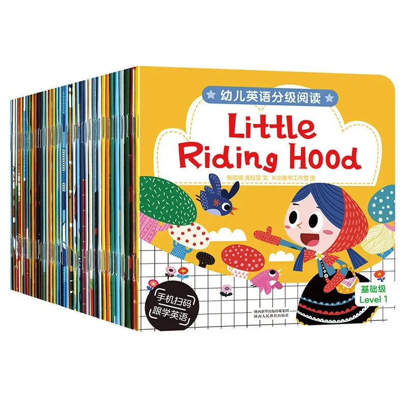 36 English Early Childhood Education Enlightenment Picture Books for 4-7 Year Old Babies with Sound Accompanying Reading