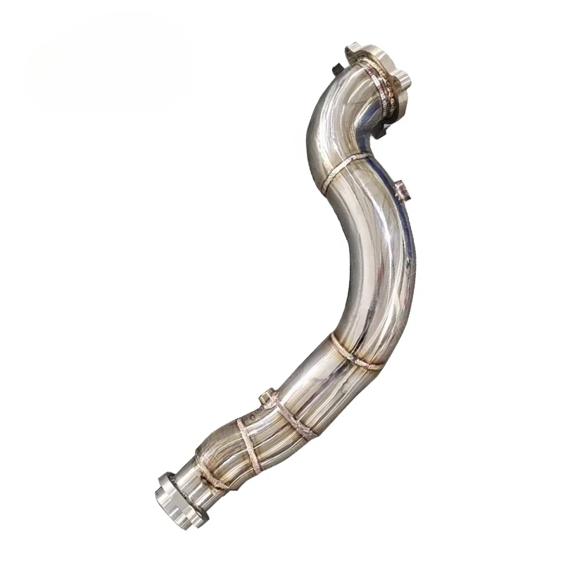 High quality hot sellin For Mercedes Benz W204 304ss Stainless Steel Performance Catless Exhaust System Active Sound Accessories