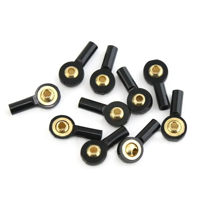 10PCS M2 Kugelgelenk KIT Metall Universal Joint Kugelkopf Schnalle Lenkung Stößel Spurstange Ende Mini Pleuel für RC Boote