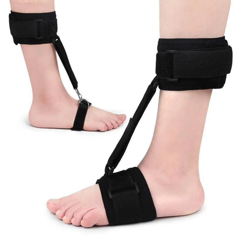 Foot Ankle Joint Correction Ligament with Loops Achilles Tendon Stretching Belt Foot Drop Corrector Training Belt