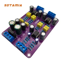 SOTAMIA Electronic Speaker Frequency Divider Two Way Crossover NE5532 Preamplifier Audio Speaker Filter for Two Way Amplifier