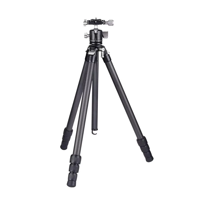 KY224CL+BH25R Travel Carbon Fiber Camera Tripod New Lightweight Compact Design with Center Column Aluminum Alloy Material