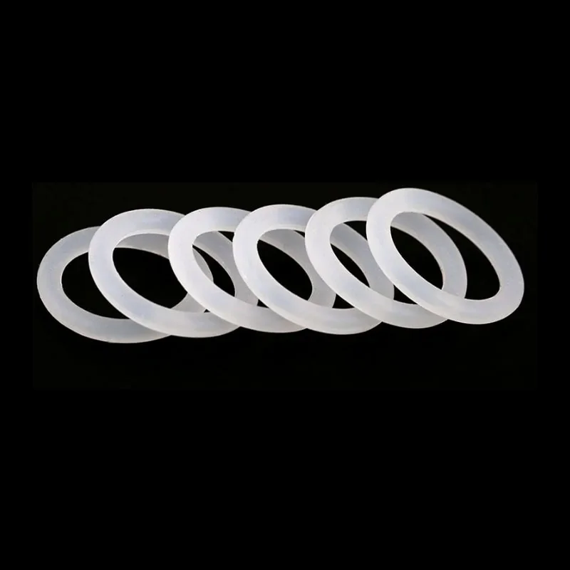 CS 3.5mm Food Grade White Silicone O-ring Insulating Waterproof and High Temperature Resistance Seal Ring OD 10-85mm