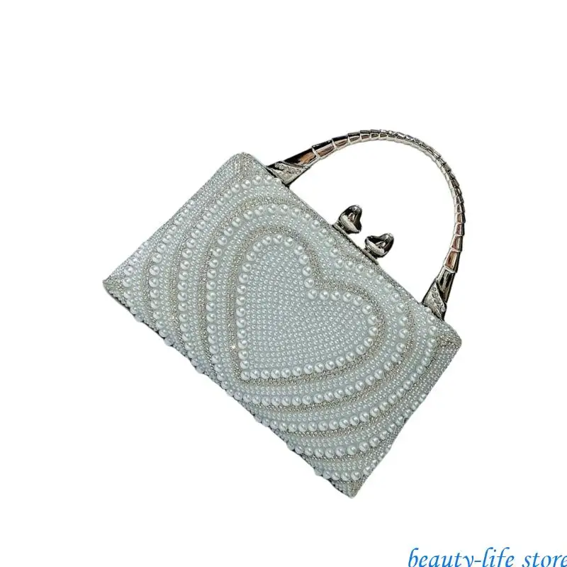 

Women Evening Bag Chain Strap Shoulder Crossbody Bag Elegant Purse Handbag 517D