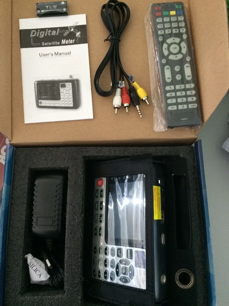 GECEN SF-6500GC Digital HD Satellite Finder Meter With 4.3 Inch HD LCD Screen For EU/US/UK Plug For Camera Application