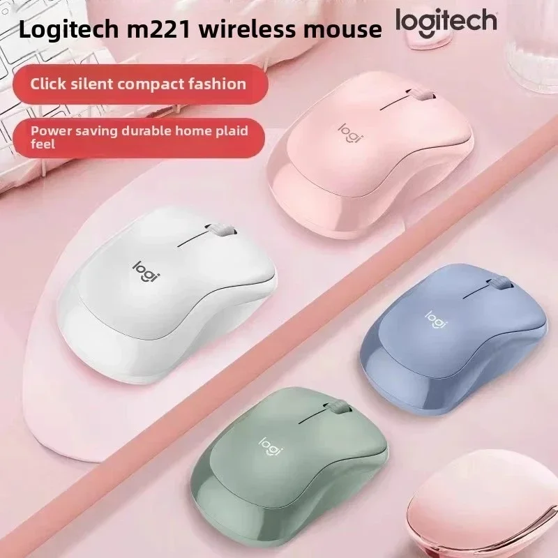 Logitech M221 Mouse wireless bluetooth per ufficio mouse muto per laptop mouse per computer desktop domestico