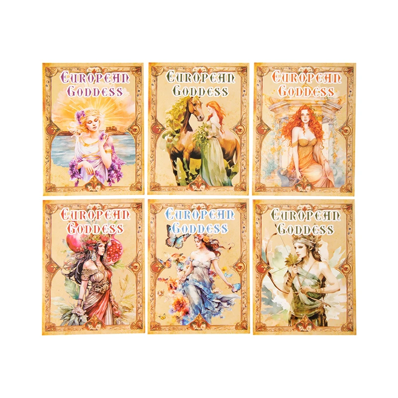 

12 упаковок/лот, серия European Goddess Records, милые ретро декоративные наклейки для домашних животных