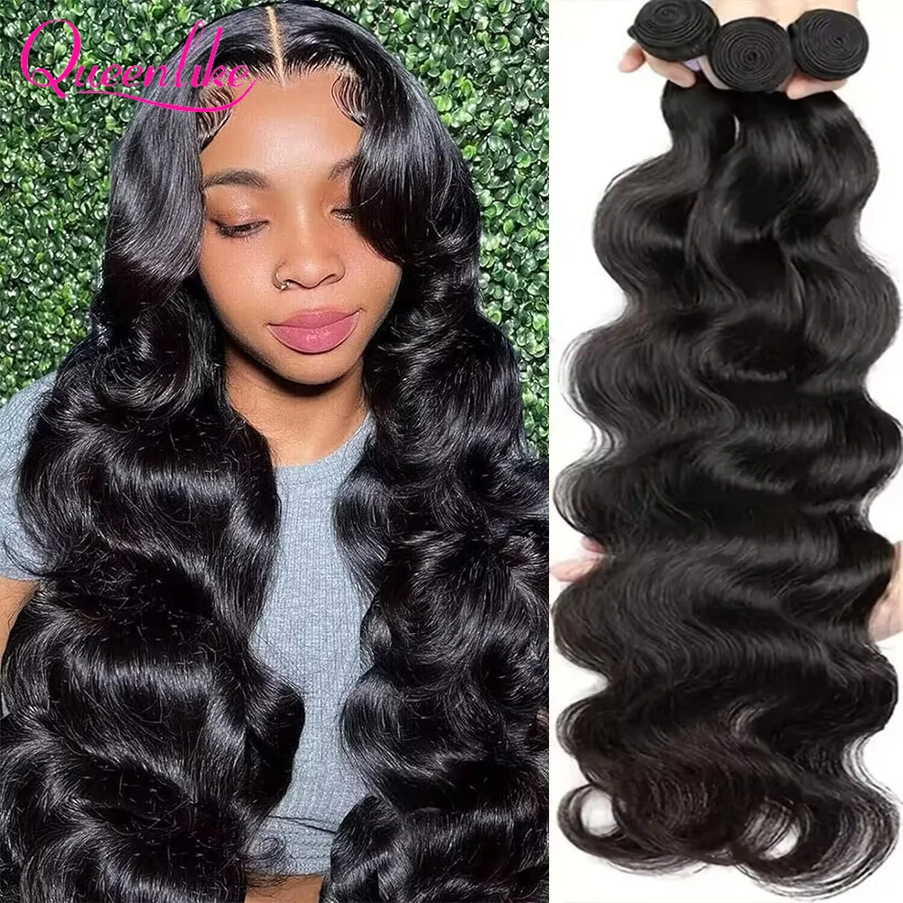 28 30 32 inch Body Wave Menselijk Haar Bundels Braziliaanse 10A Ruwe 100% Menselijk Haar Bundels Top Kwaliteit Hair Extensions voor Vrouwen