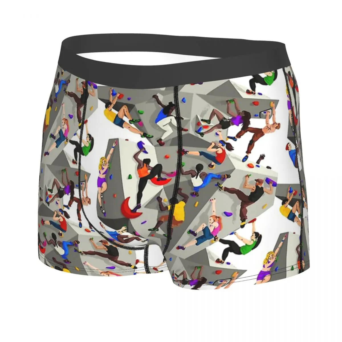 Tribute To Bouldering Man's Boxer Briefs Rock Climbing Highly Breathable Underpants High Quality Print Shorts Gift Idea