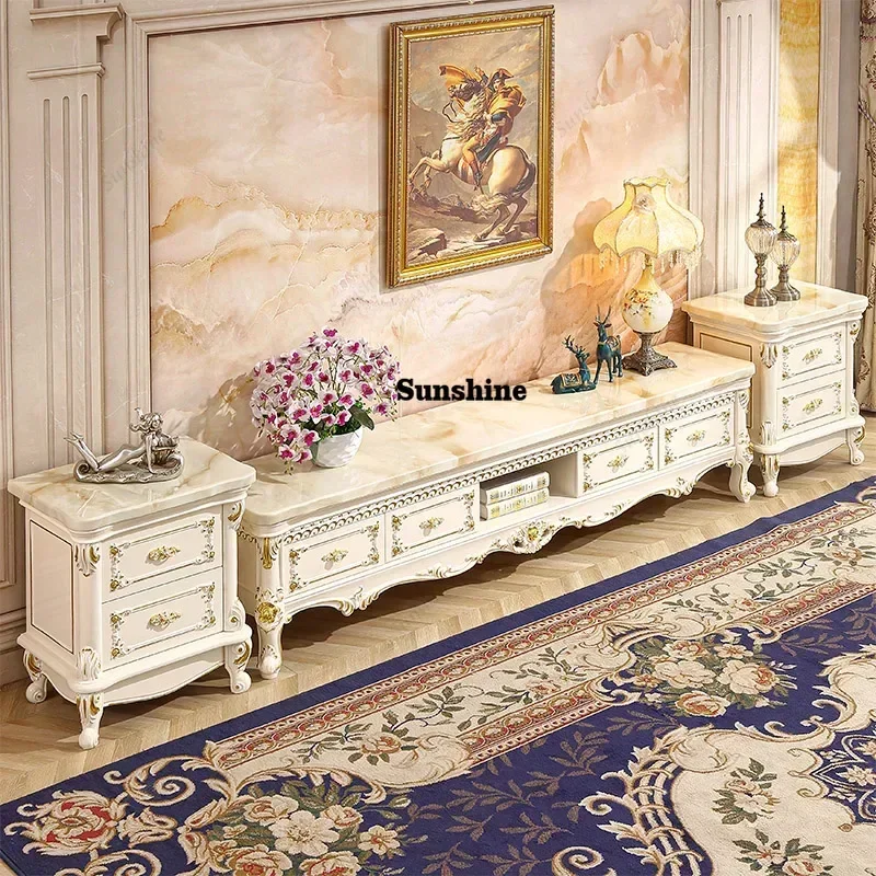 Storage Luxury Tv Stand Modern Extended Vertical Tall Designer White Tv Cabinet Nordic Wooden Mueble Televison Furniture Home F