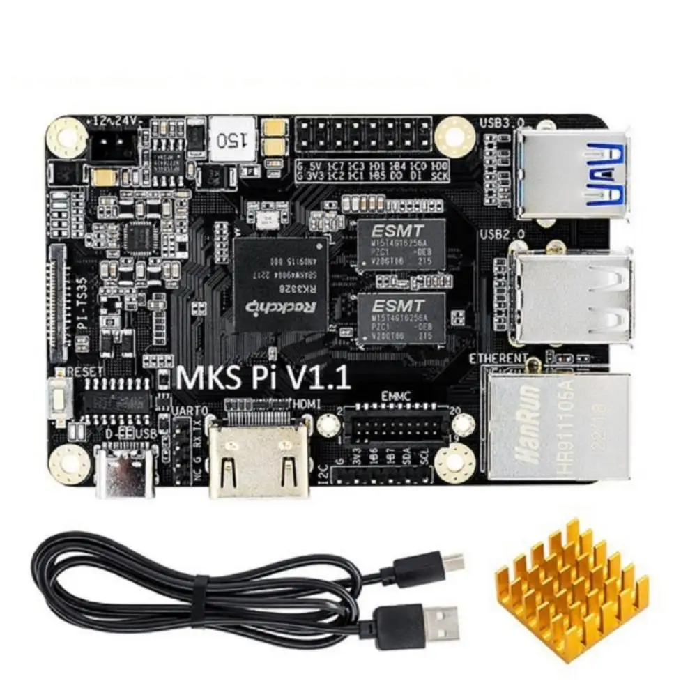 Imagem -04 - Makerbase Mks Ips50 Placa Quad-core 64bits Soc Onboard Funciona Klipper 3.5 Polegada Tela de Toque para Voron vs Raspberry pi