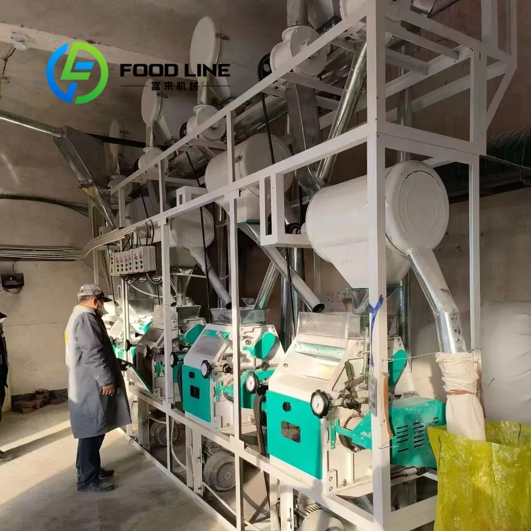 5Tons Per Day Low Price Home Use Small-Scale Business Wheat Flour Milling Machine Motor Bearing Gear Long Service Life Customize