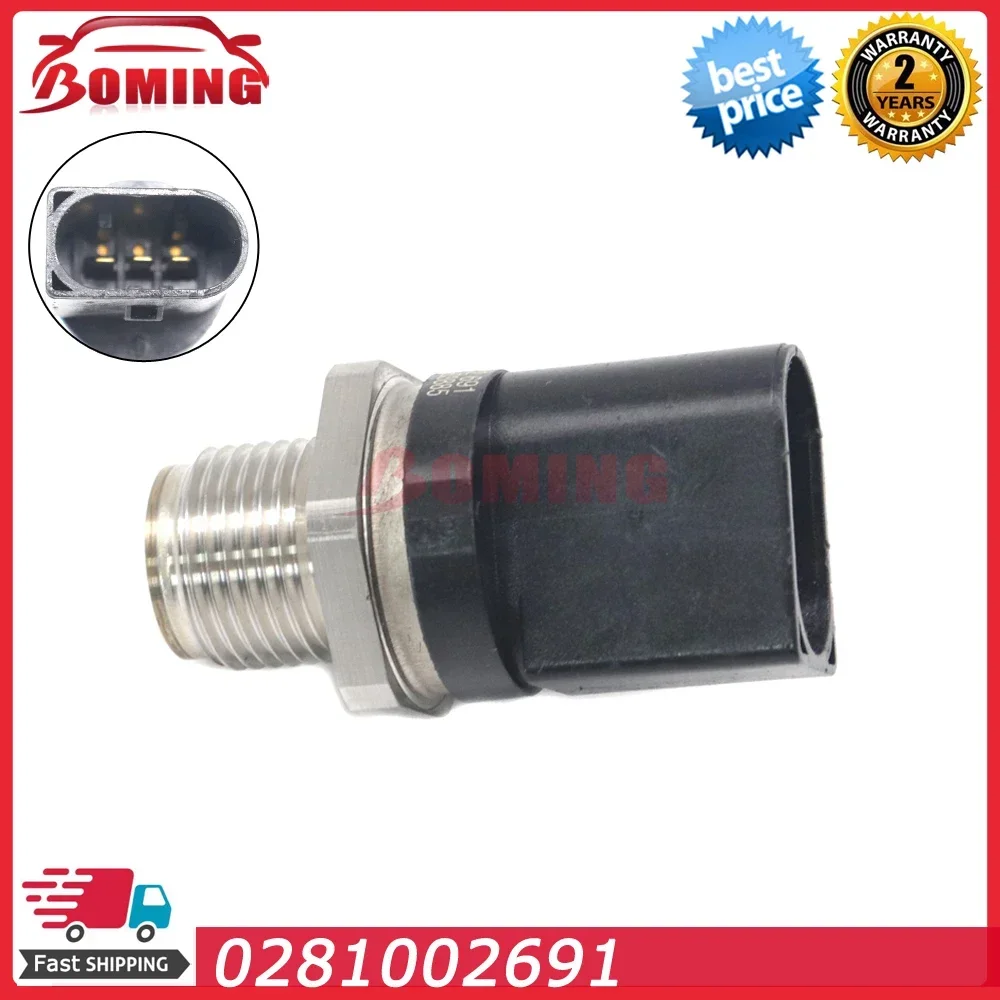 

Высококачественный регулятор давления топливной рейки, клапан датчика 0281002691 для Audi A4 A6 A8 Smart FORFOUR Volkswagen PHAETON V30720077